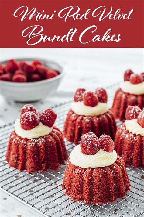 Mini Red Velvet Bundt Cake - calories, carbs, nutrition