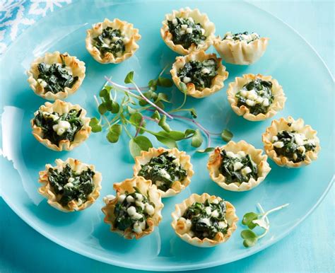 Mini Spanakopita Tarts - calories, carbs, nutrition