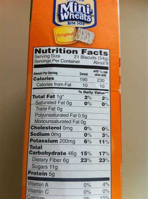Mini Wheats Crunch - calories, carbs, nutrition