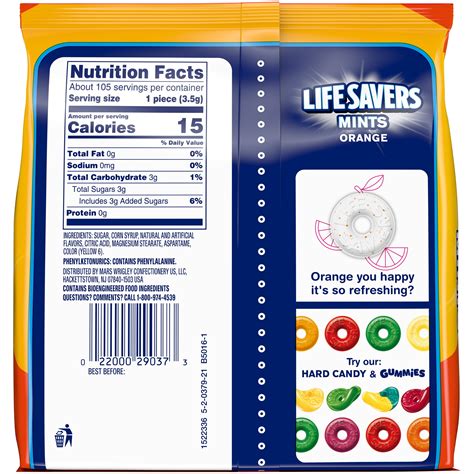 Mint Candies - calories, carbs, nutrition