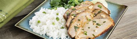 Mint, Ginger & Lime Marinated Pork Loin - calories, carbs, nutrition