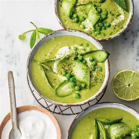 Minted Green Peas with Cucumbers - calories, carbs, nutrition