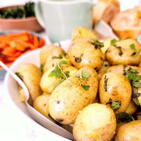 Minted New Potatoes - calories, carbs, nutrition
