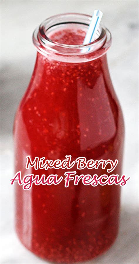 Mixed Berry Augua Fresca - calories, carbs, nutrition