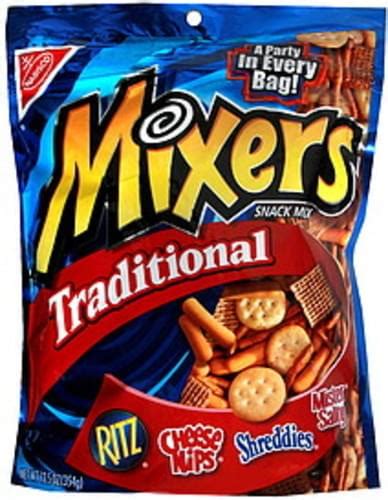 Mixers - Snack Mix - Traditional - calories, carbs, nutrition