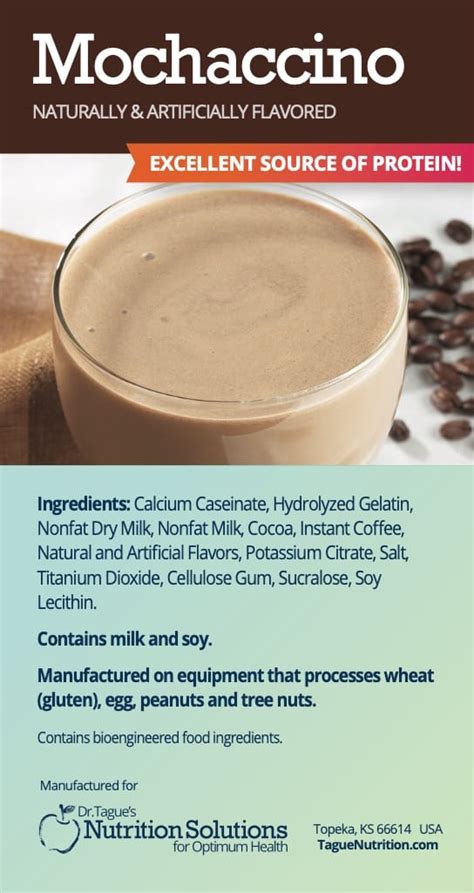 Mochaccino - calories, carbs, nutrition