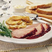 Molasses-Pepper Glazed Ham - calories, carbs, nutrition