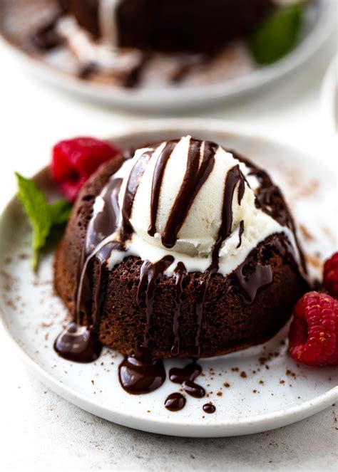 Molten Choc Cake with Bittersweet Ganache - calories, carbs, nutrition