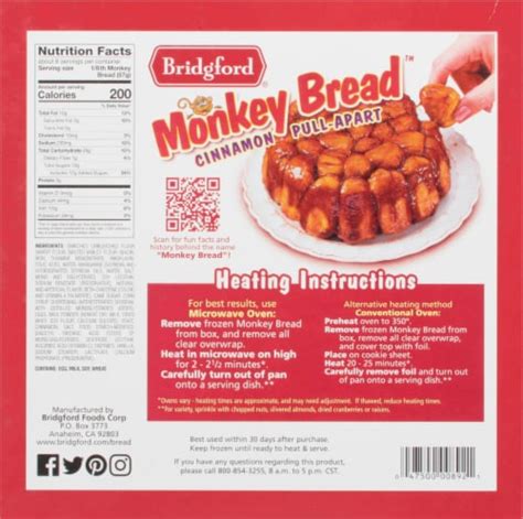 Monkey Bread - calories, carbs, nutrition