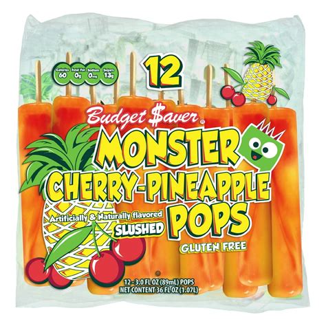 Monster Pops - calories, carbs, nutrition