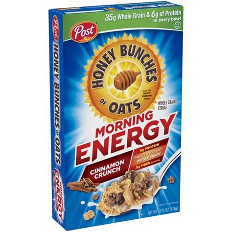 Morning Energy Cinnamon Crunch - calories, carbs, nutrition
