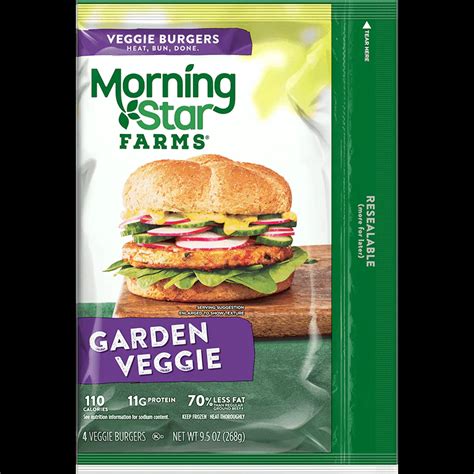 MORNINGSTAR FARMS Asian Veggie Patties, frozen, unprepared - calories, carbs, nutrition