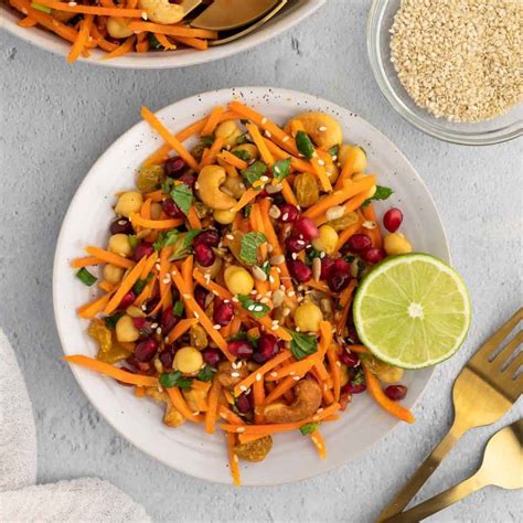 Moroccan Carrot Salad with Mint - calories, carbs, nutrition