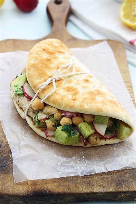 Moroccan Chicken Salad Pita - calories, carbs, nutrition