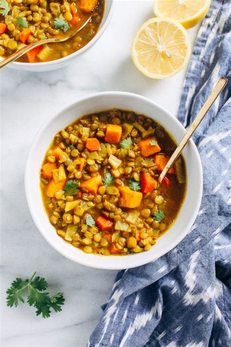 Moroccan Vegetable Lentil Soup (PHA) - calories, carbs, nutrition