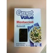 Mostaccioli - calories, carbs, nutrition