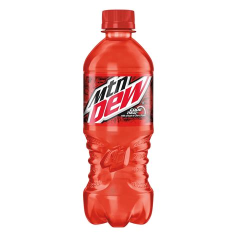 Mountain Dew Code Red, Bottle, 20oz - calories, carbs, nutrition