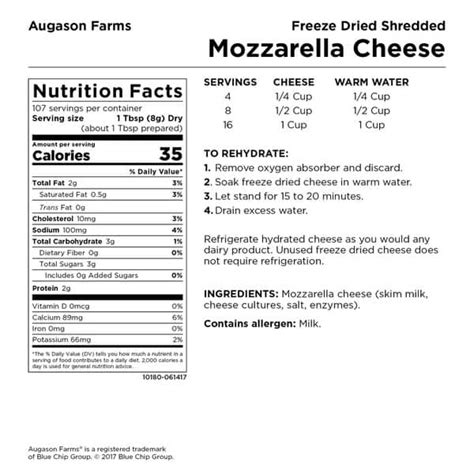 Mozzarella Heese - calories, carbs, nutrition