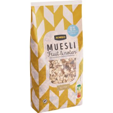 Muesli 40% noten & fruit - calories, carbs, nutrition