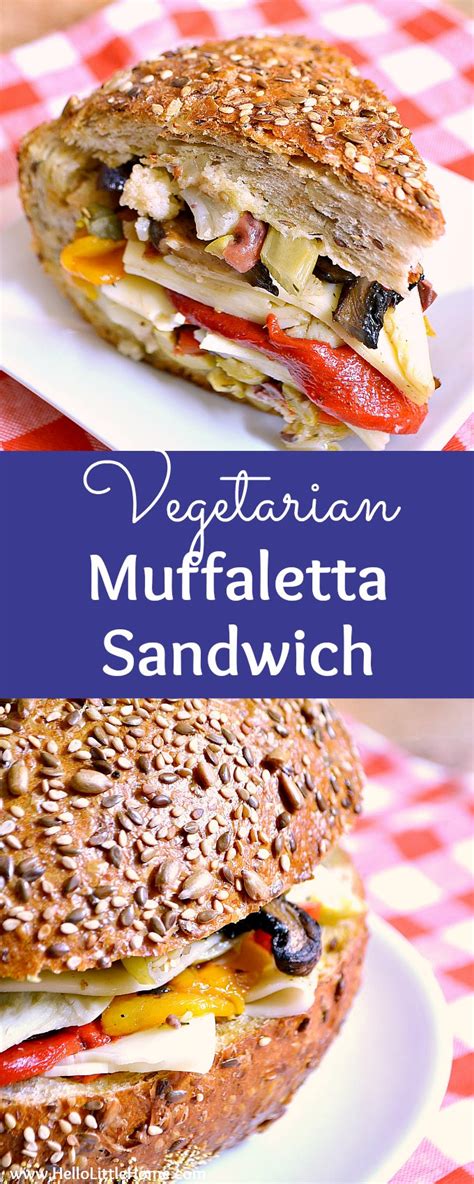 Muffaletta Veggie Sandwich (35288.55) - calories, carbs, nutrition