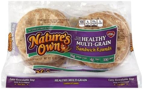 Multi Grain Sandwich Rounds - calories, carbs, nutrition