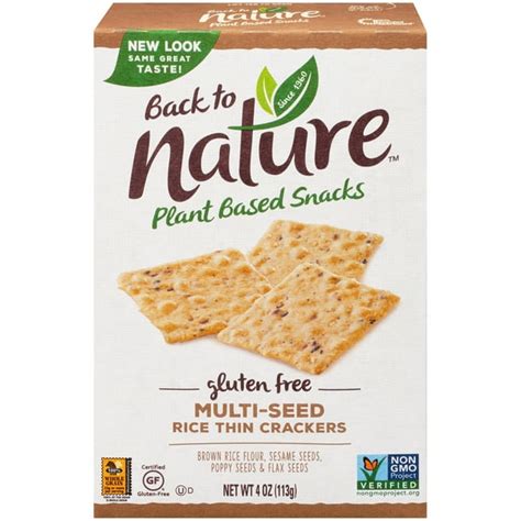 Multi-Seed Gf Rice Thin Crackers - calories, carbs, nutrition