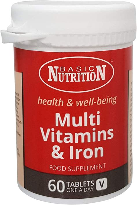 Multivitamins & Iron - calories, carbs, nutrition