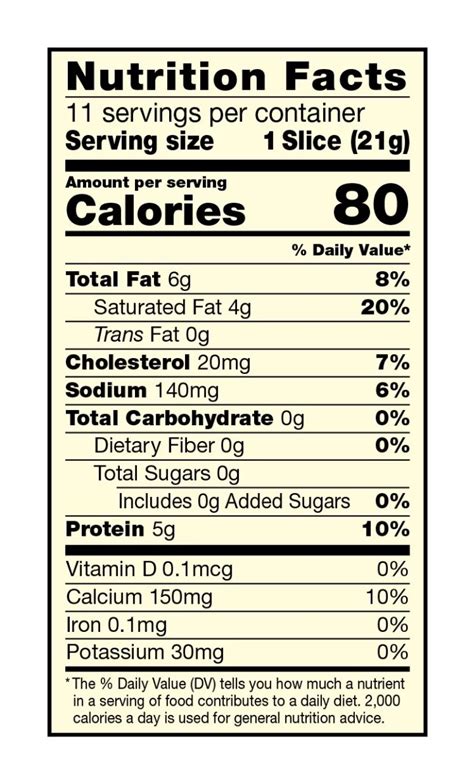 Munster Cheese - calories, carbs, nutrition