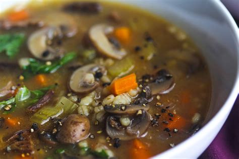 Mushroom and Barley Soup (11076.4) - calories, carbs, nutrition