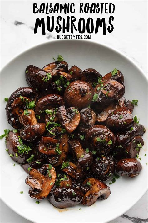 Mushroom Button Roasted Balsamic & Basil 4 oz - calories, carbs, nutrition