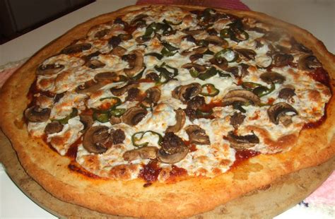 Mushroom Pizza, 7" - calories, carbs, nutrition