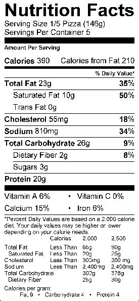 Mushroom Pizza Wheat Crust - calories, carbs, nutrition