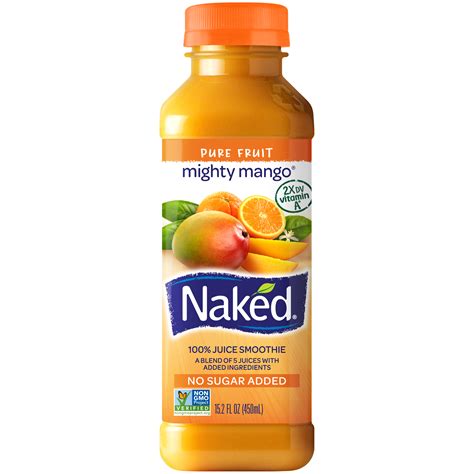 Naked Juice, Mighty Mango, 152 oz - calories, carbs, nutrition