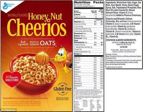 Naturally Flavored Honey Nut Cheerios - calories, carbs, nutrition