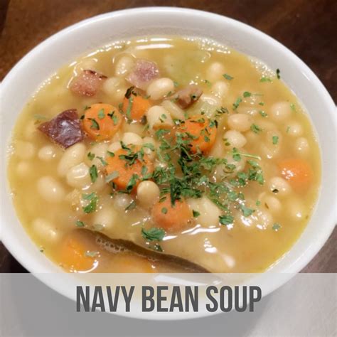 Navy Bean & Ham Soup - calories, carbs, nutrition