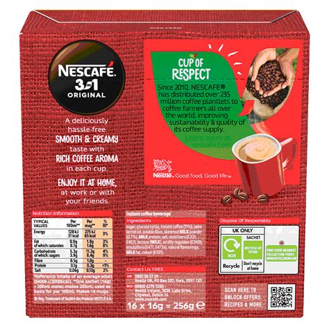 Nescafe - calories, carbs, nutrition