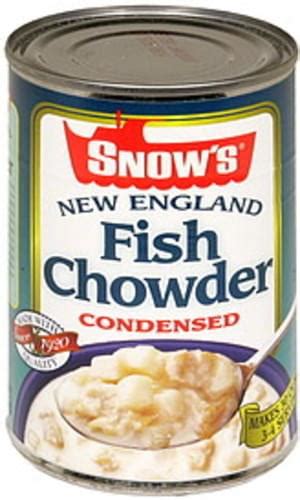 New England Fish Chowder 12 oz - calories, carbs, nutrition