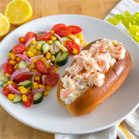 New England Shrimp Salad Roll - calories, carbs, nutrition