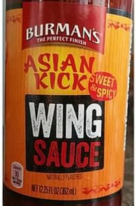 Niki's Asian Wing Sauce - calories, carbs, nutrition