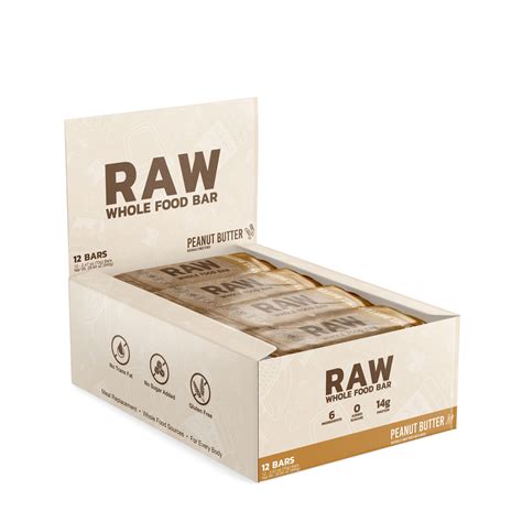 Nutrition Bar "Raw" - calories, carbs, nutrition