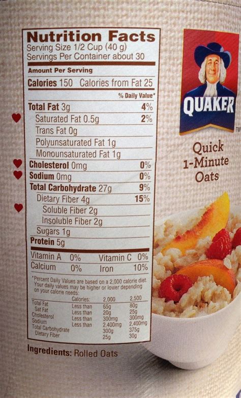 Oatmeal Cereal - calories, carbs, nutrition