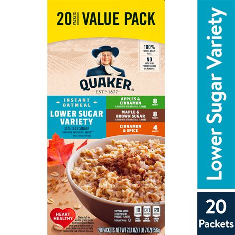 Oatmeal-Lower Sugar - calories, carbs, nutrition