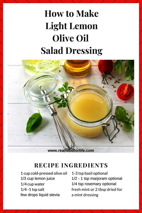 Olive Oil Vinaigrette Dressing - calories, carbs, nutrition