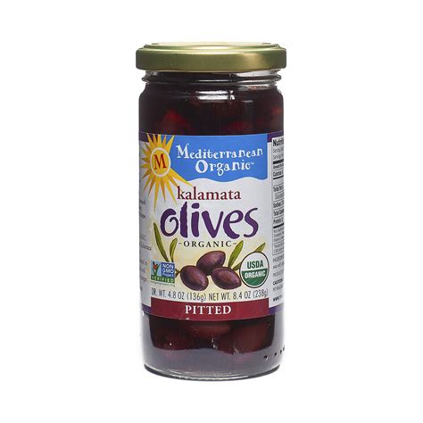 Olives Kalamata Pitted (96517.1) - calories, carbs, nutrition