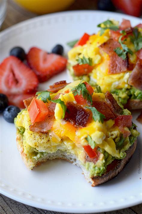 Open Face Breakfast Sandwich (17387.0) - calories, carbs, nutrition