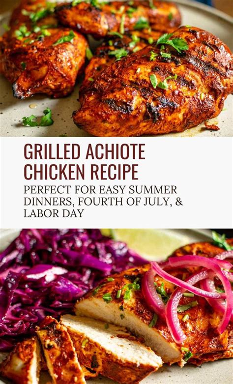 Orange Achiote Chicken Breast - calories, carbs, nutrition