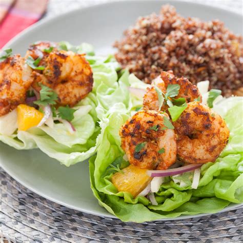 Orange and Jicama Shrimp Salad - calories, carbs, nutrition