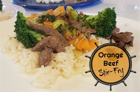 Orange Beef Stir-Fry over Basmati Rice - calories, carbs, nutrition