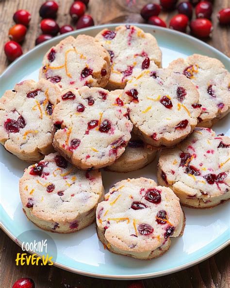 Orange Cranberry Shortbread - calories, carbs, nutrition