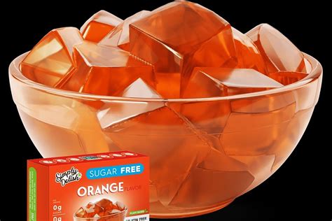 Orange Gelatin-sm - calories, carbs, nutrition